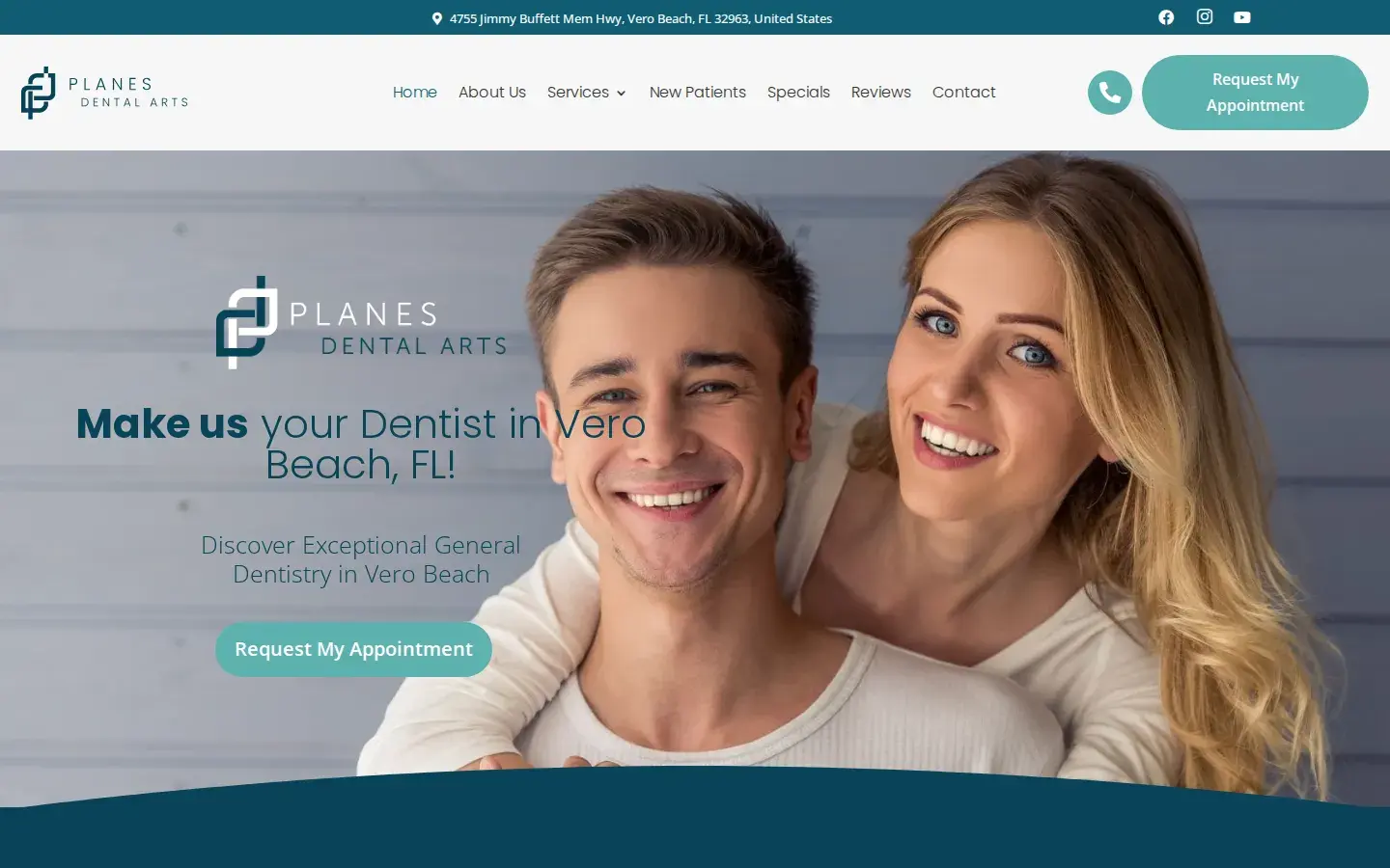 Homepage preview of Planes Dental Arts