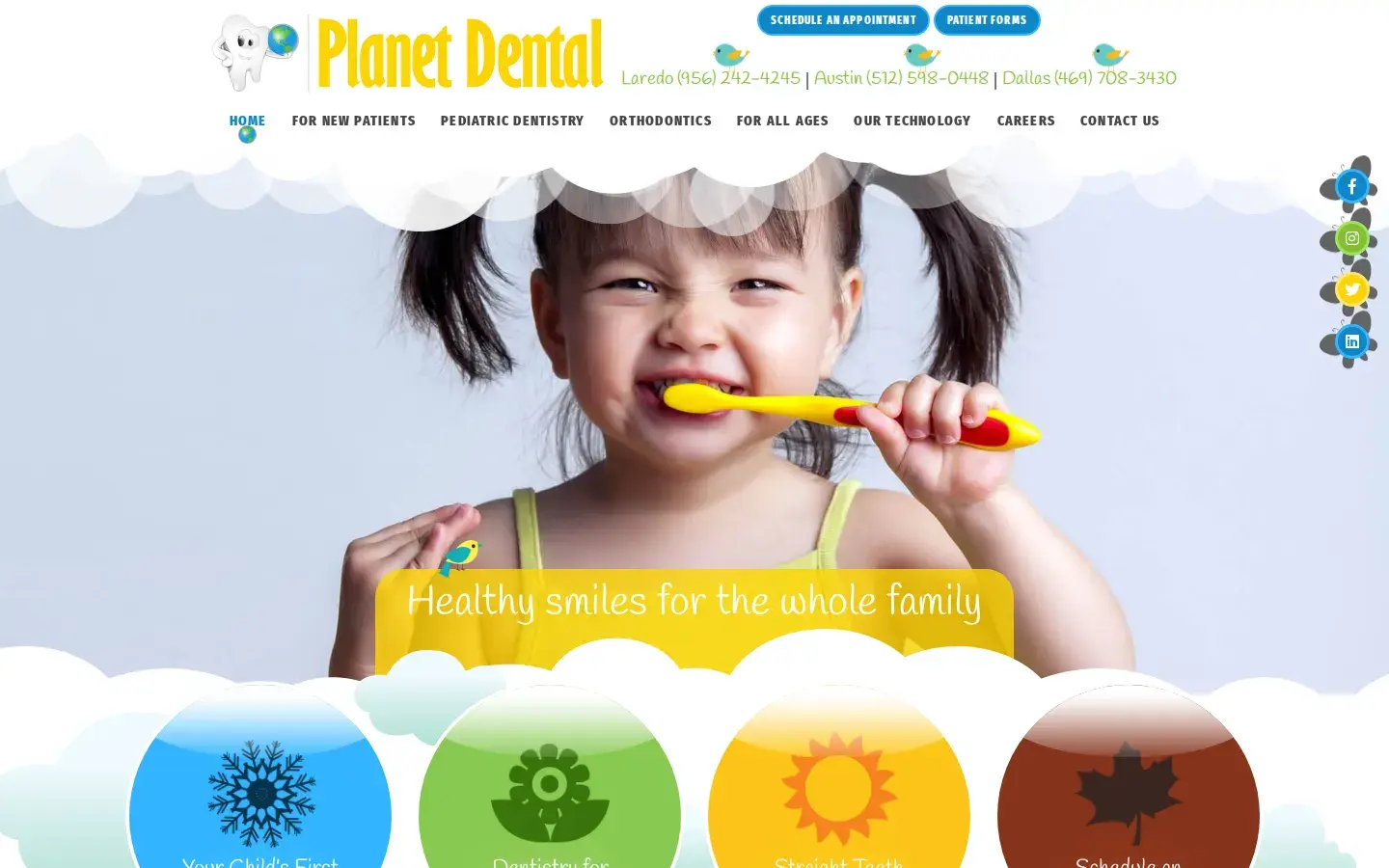 Homepage preview of Planet Dental & Orthodontics