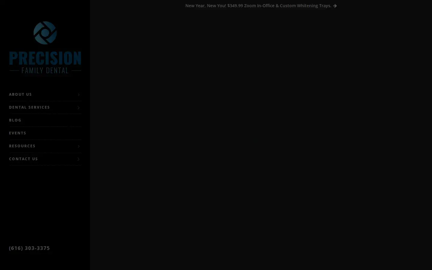 Homepage preview of Precision Family Dental