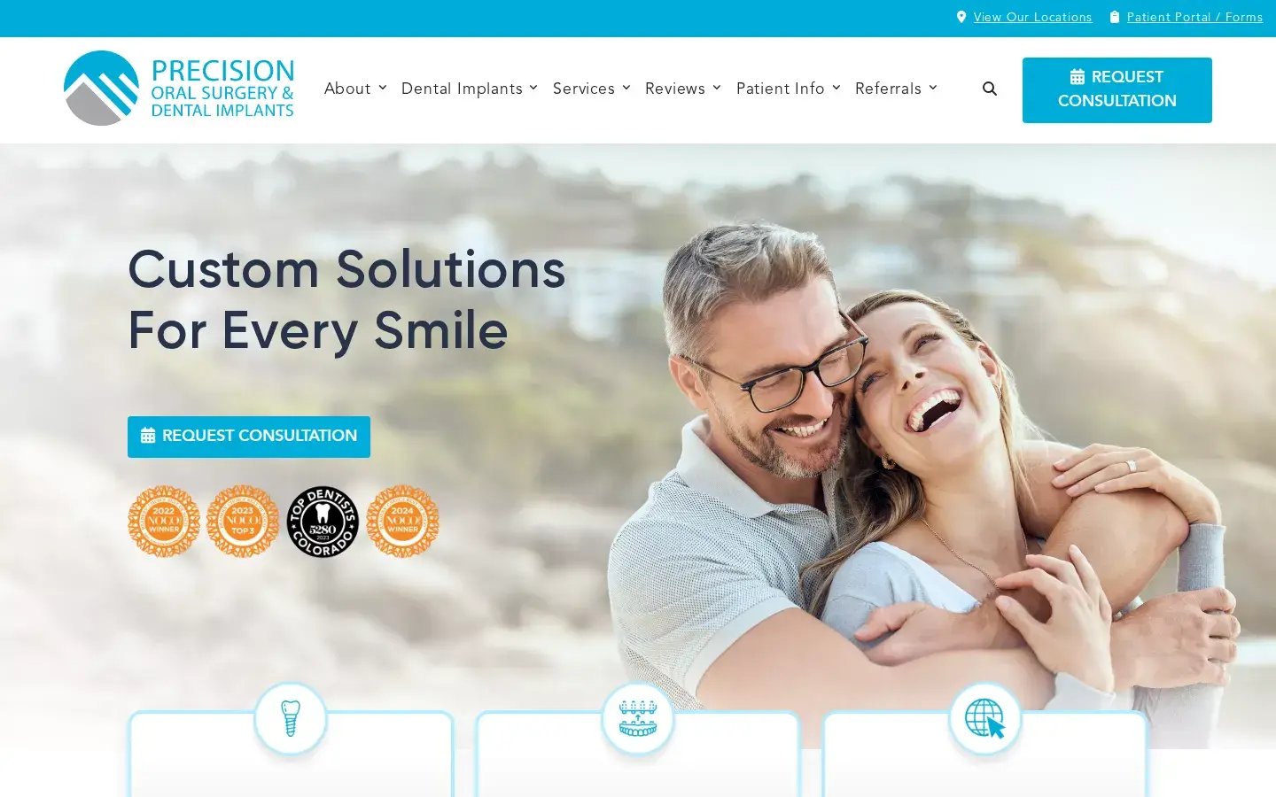 Homepage preview of Precision Oral Surgery