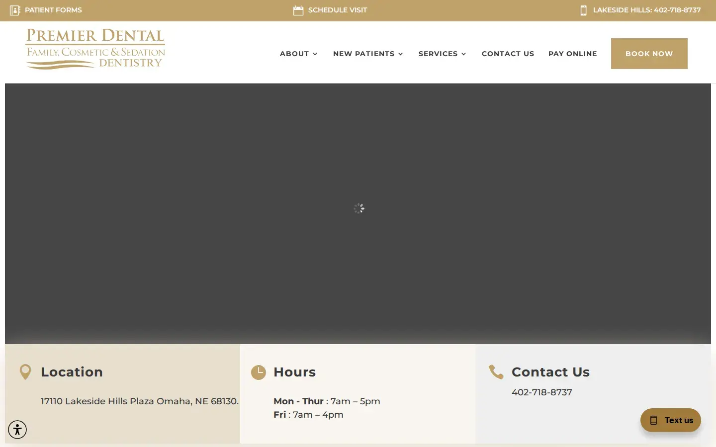 Homepage preview of Premier Dental