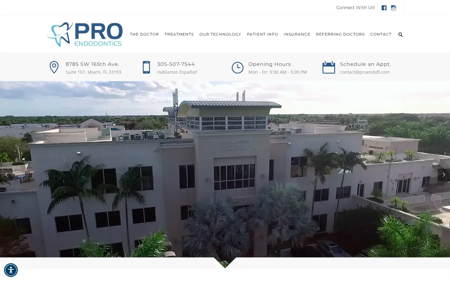 Homepage preview of Pro Endodontics