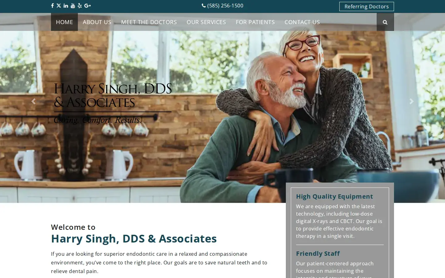 Homepage preview of Progressive Endodontics
