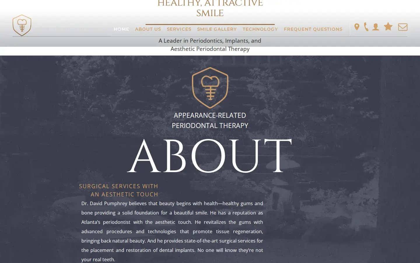 Homepage preview of Pumphrey Periodontics & Dental Implant Therapy
