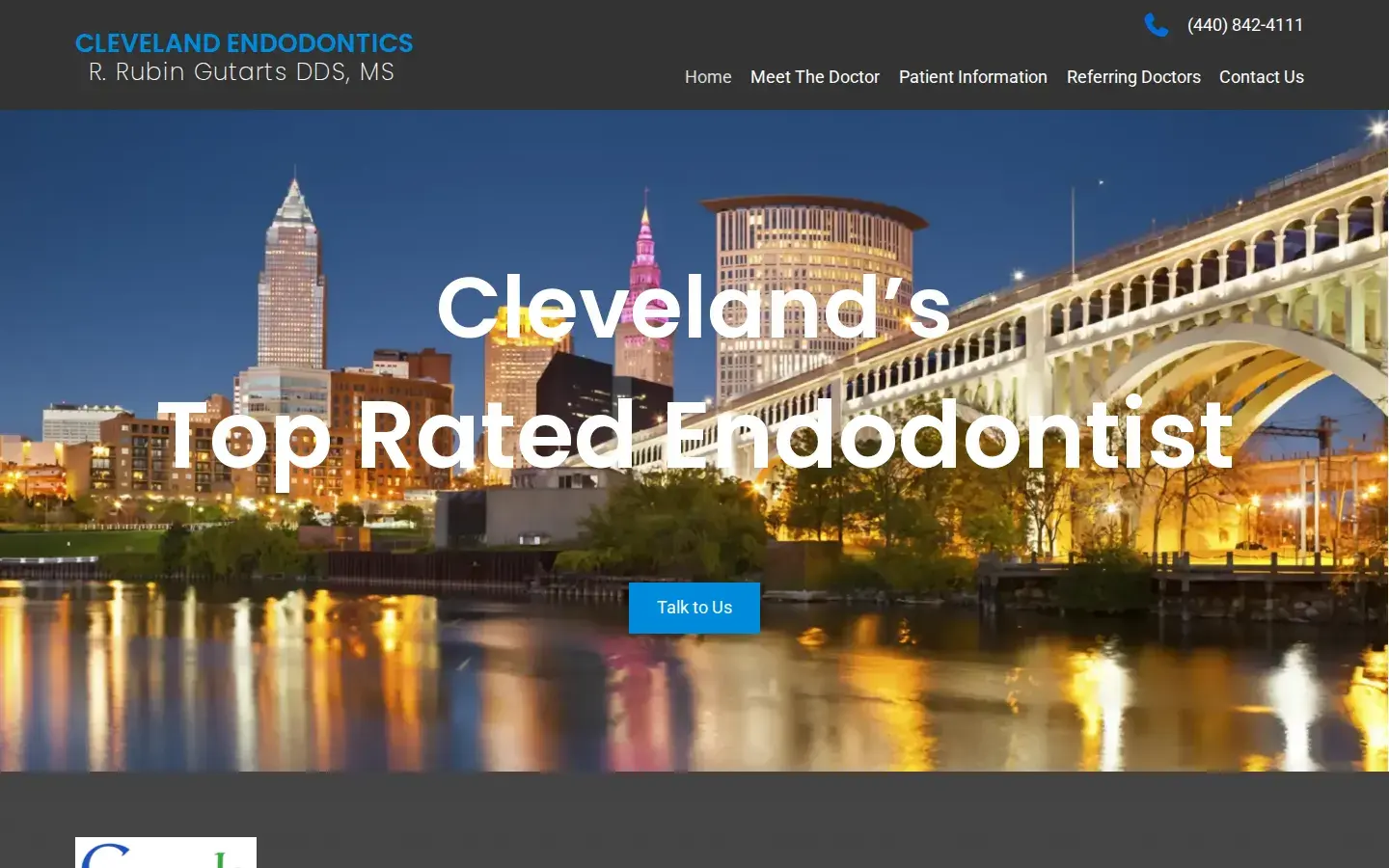 Homepage preview of R. Rubin Gutarts DDS, MS, Inc.