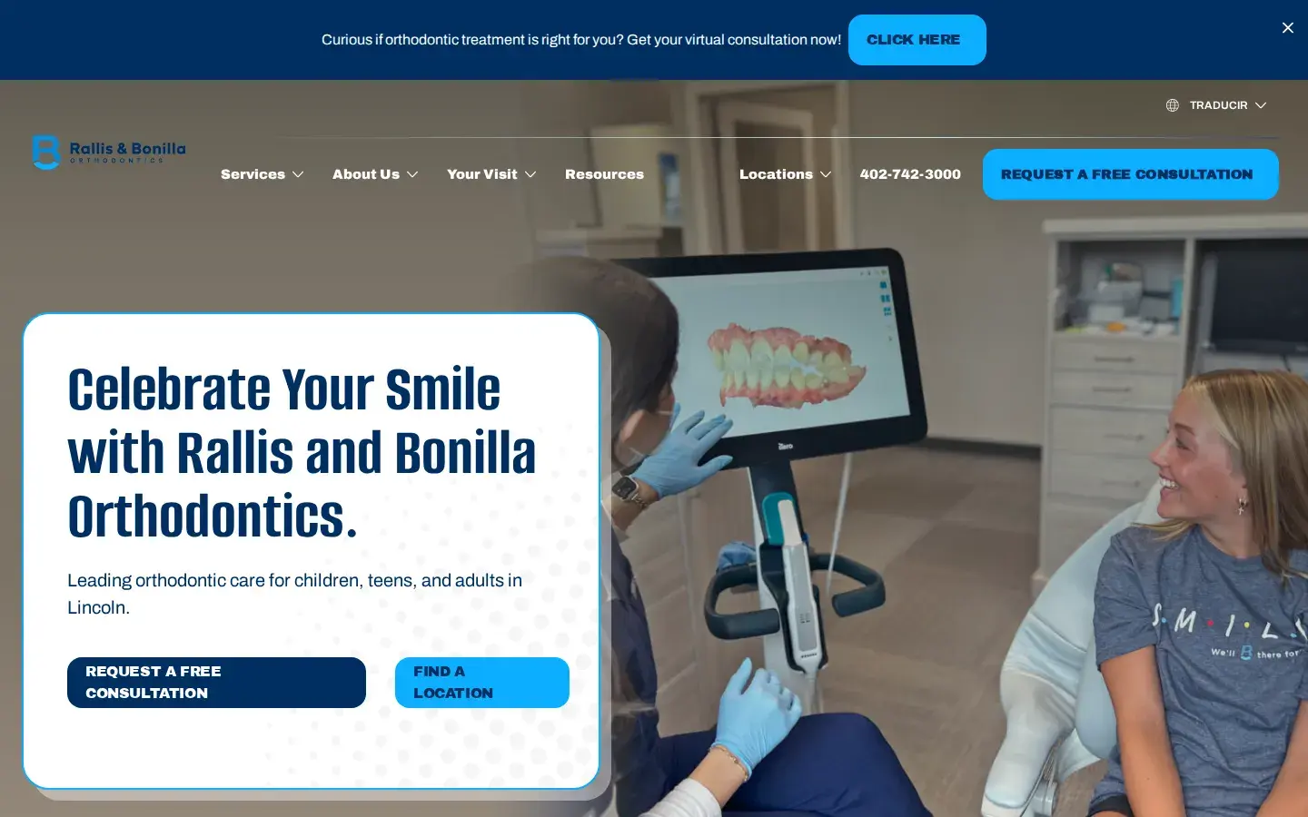 Homepage preview of Rallis & Bonilla Orthodontics