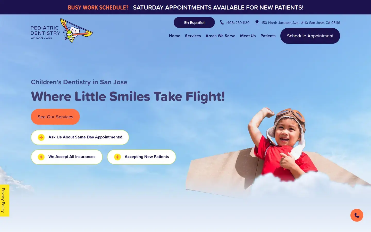 Homepage preview of Ralph S. Zotovich DDS Pediatric Dentistry