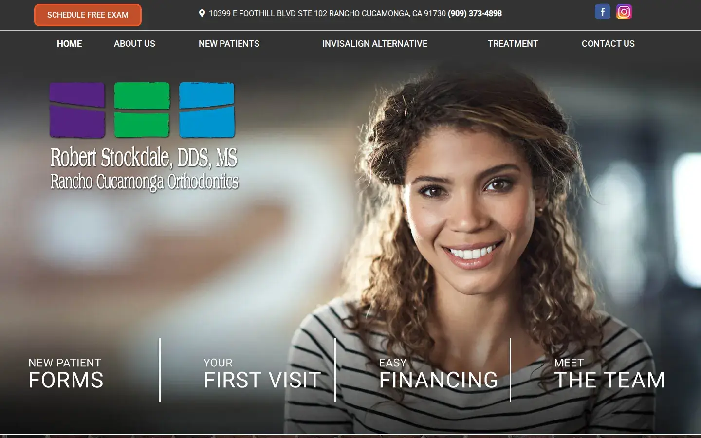 Homepage preview of Rancho Cucamonga Orthodontics