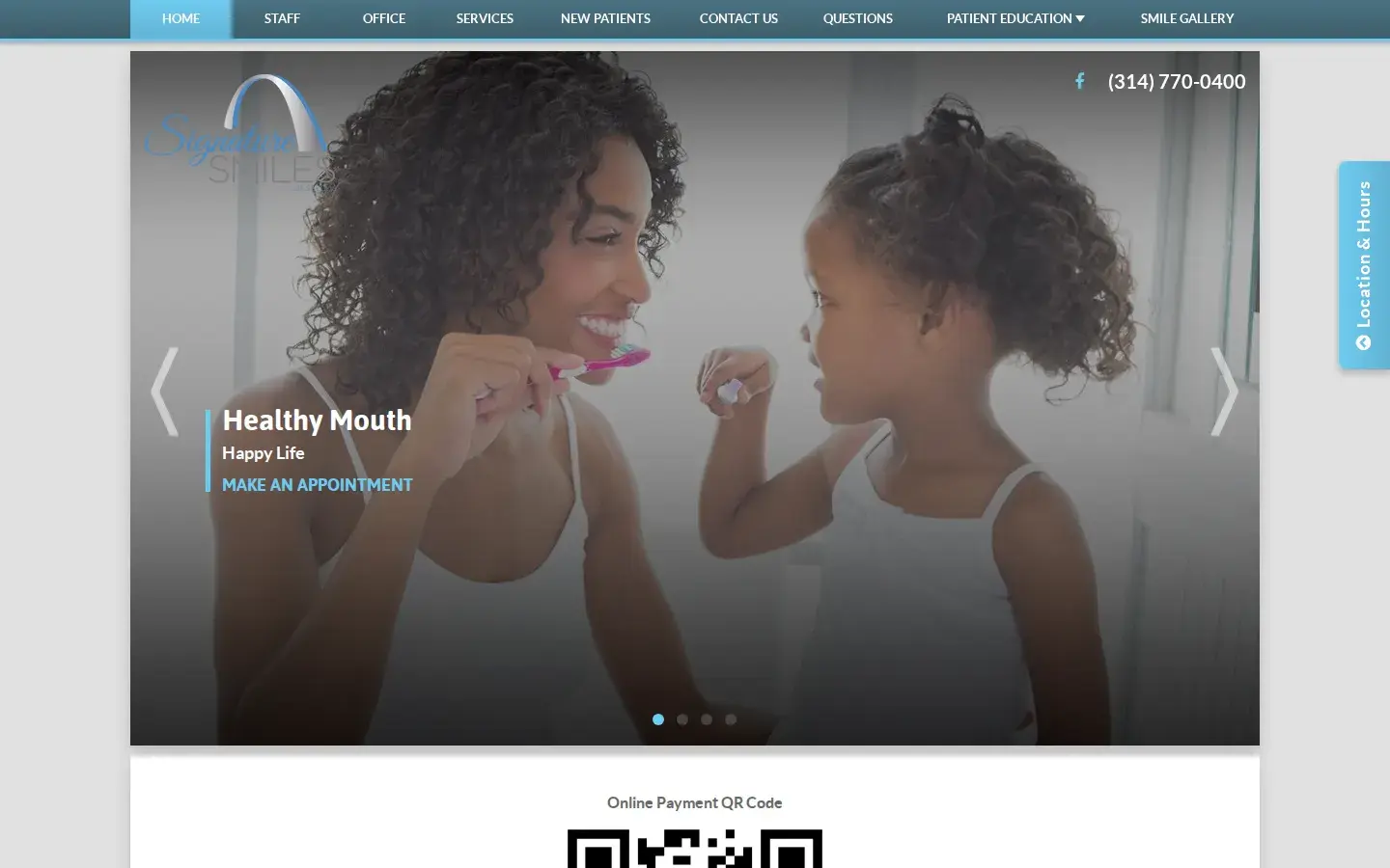 Homepage preview of Rechtin Family & Cosmetic Dental Care