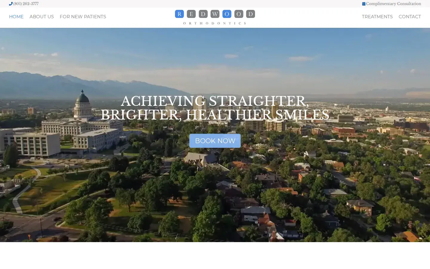 Homepage preview of Redwood Orthodontics