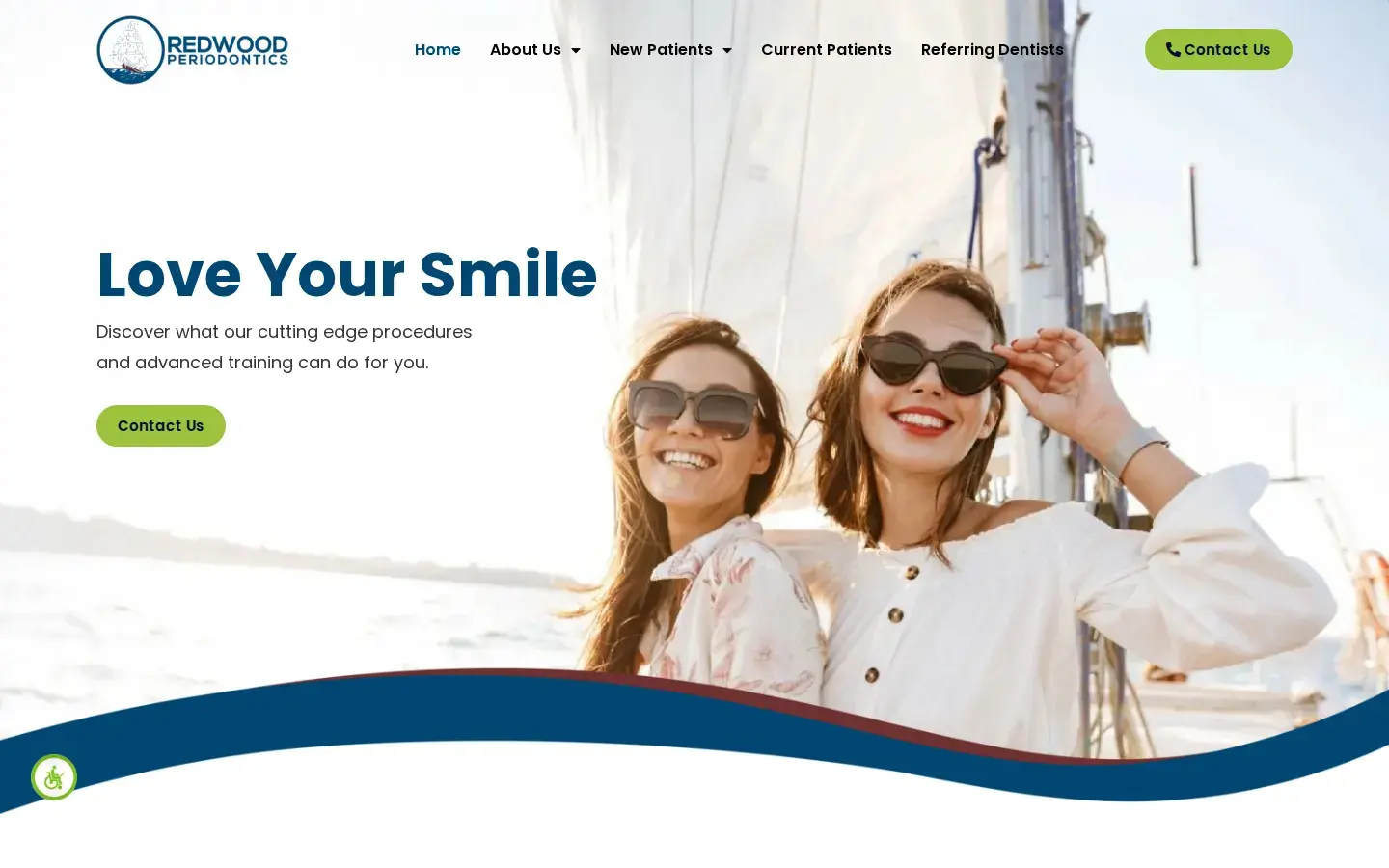 Homepage preview of Redwood Periodontics