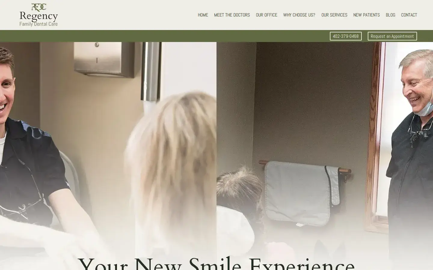 Homepage preview of Regency Family Dental Care