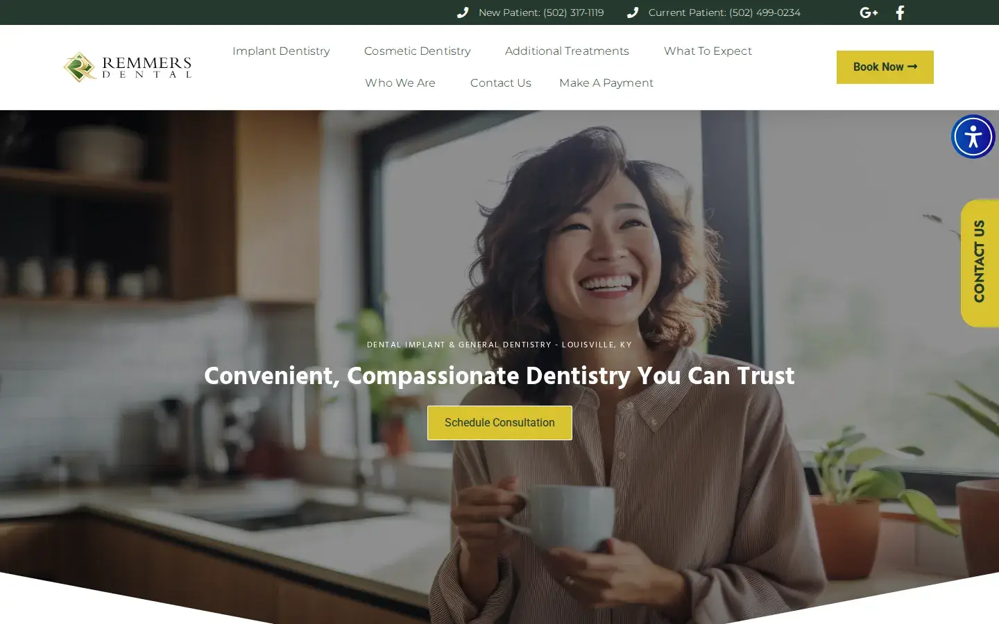 Homepage preview of Remmers Dental