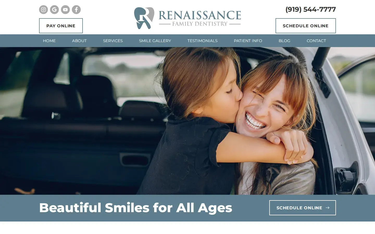 Homepage preview of Renaissance Family Dentistry
