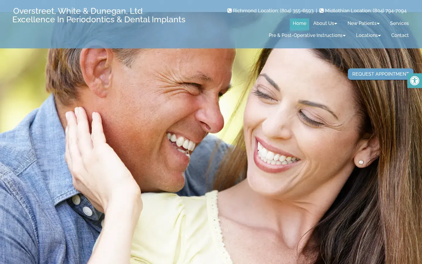Homepage preview of Richardson, Overstreet, & Glazier