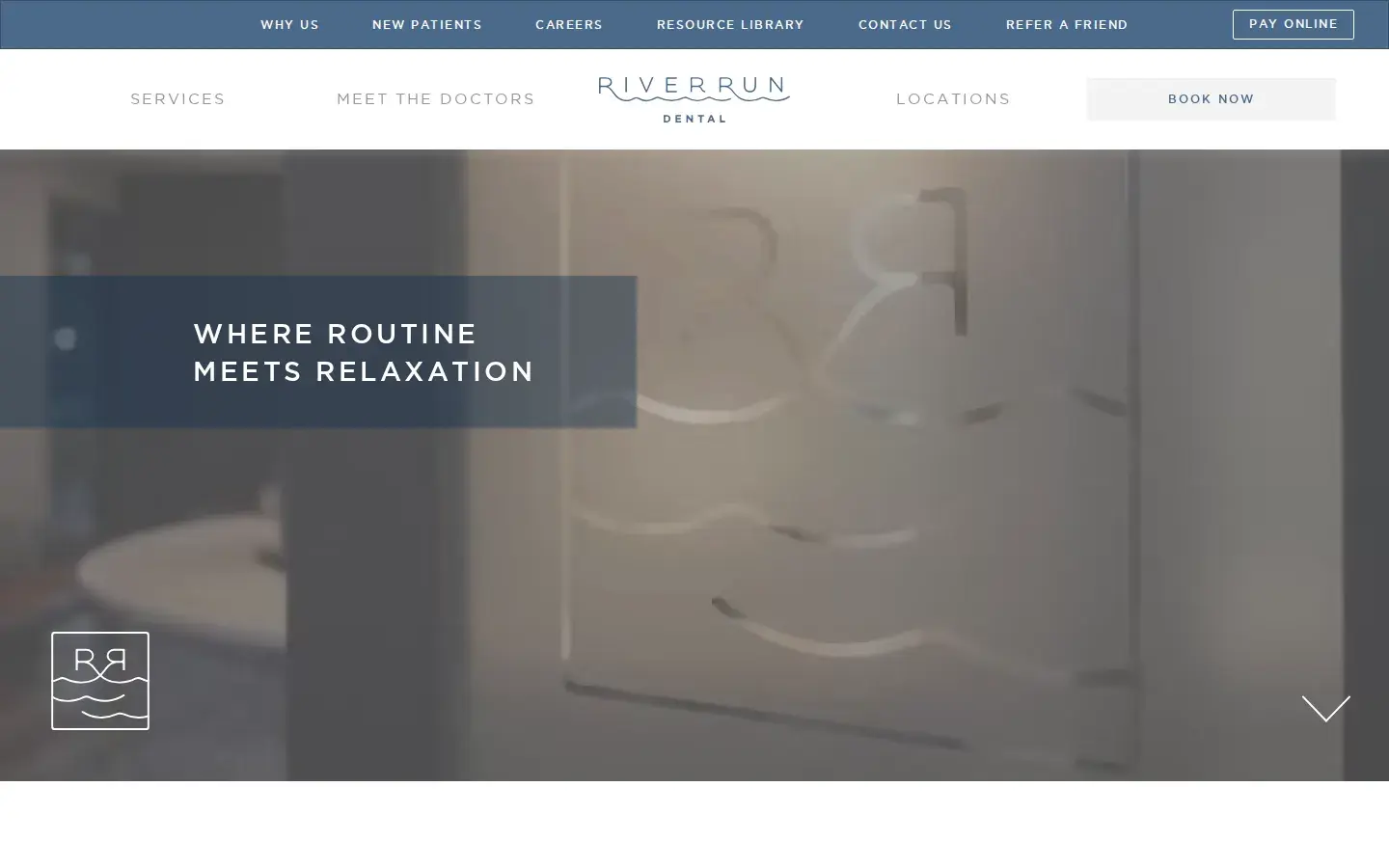 Homepage preview of River Run Dental