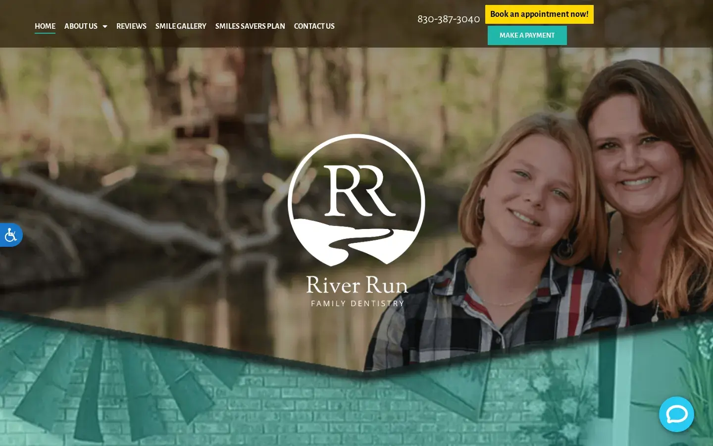 Homepage preview of River Run Family Dentistry