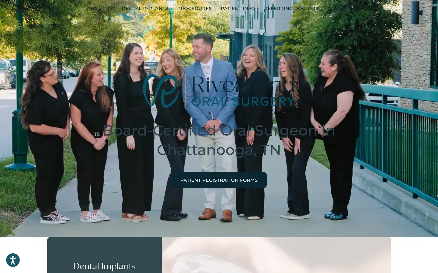 Homepage preview of Riverbend Oral Surgery