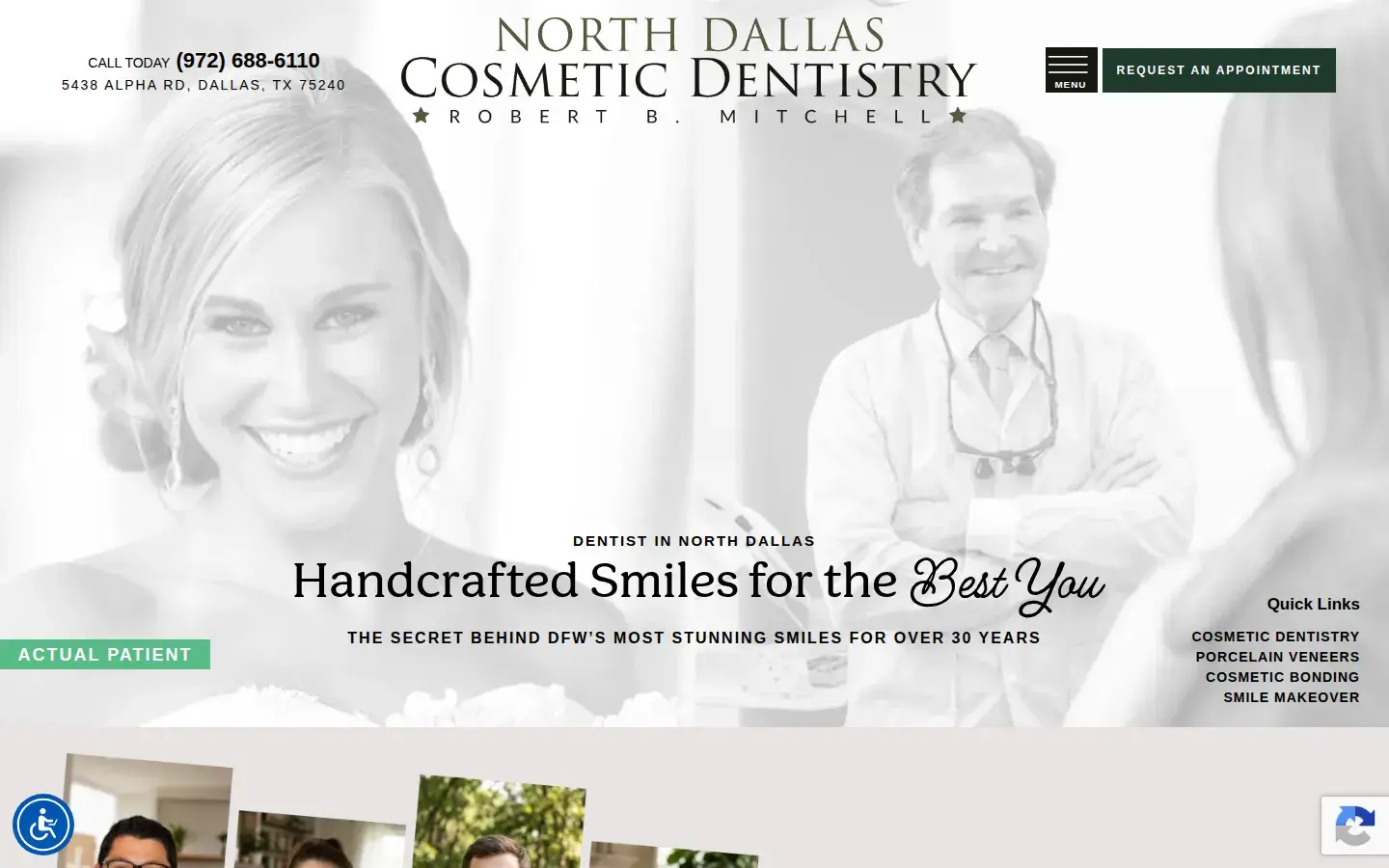 Homepage preview of Robert B. Mitchell, D.D.S., P.A.