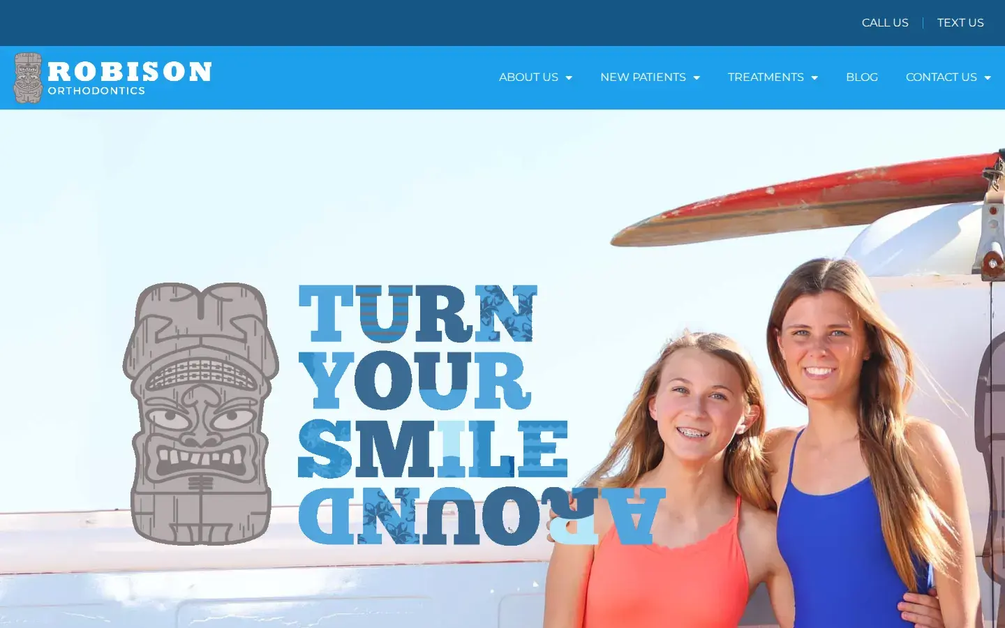 Homepage preview of Robison Orthodontics