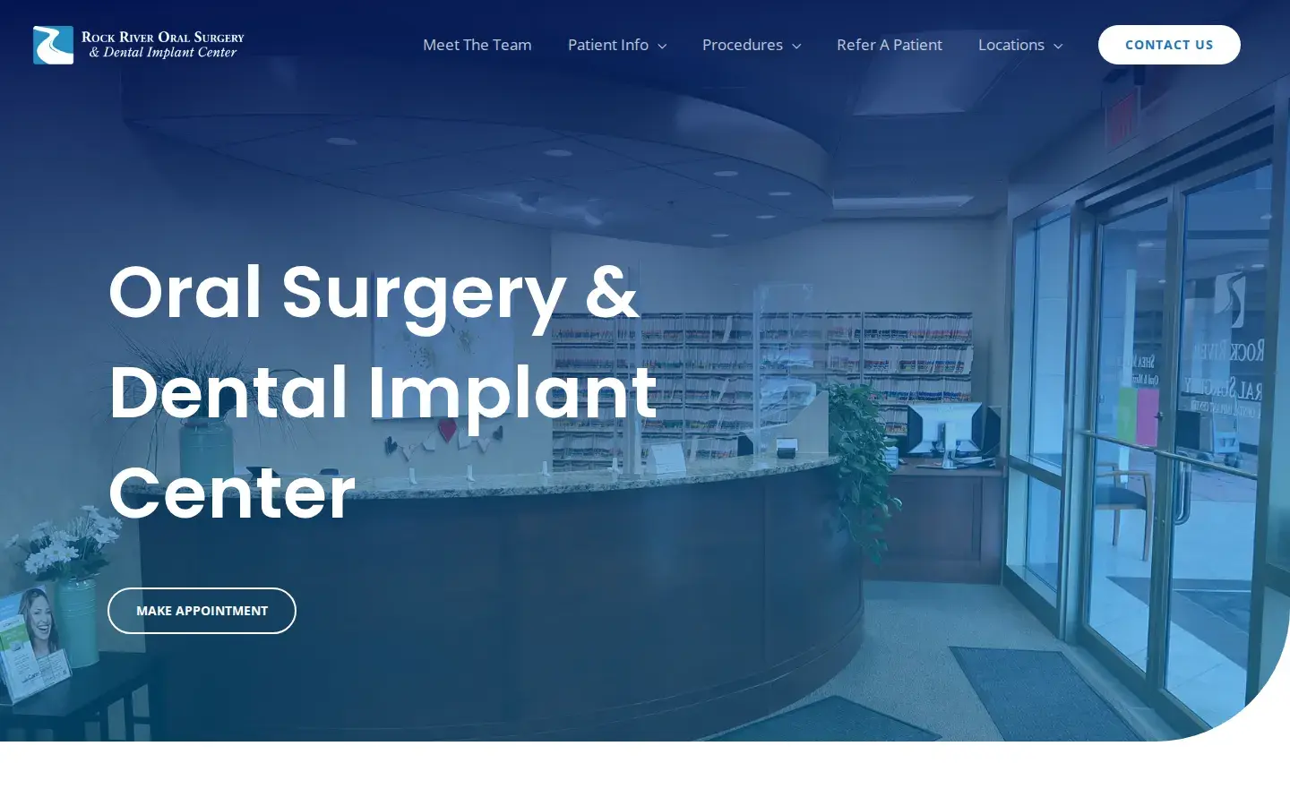 Homepage preview of Rock River Oral Surgery