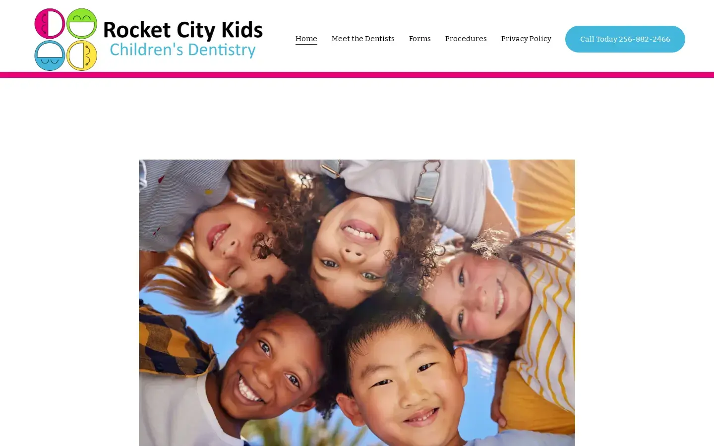 Homepage preview of Rocket City Kids