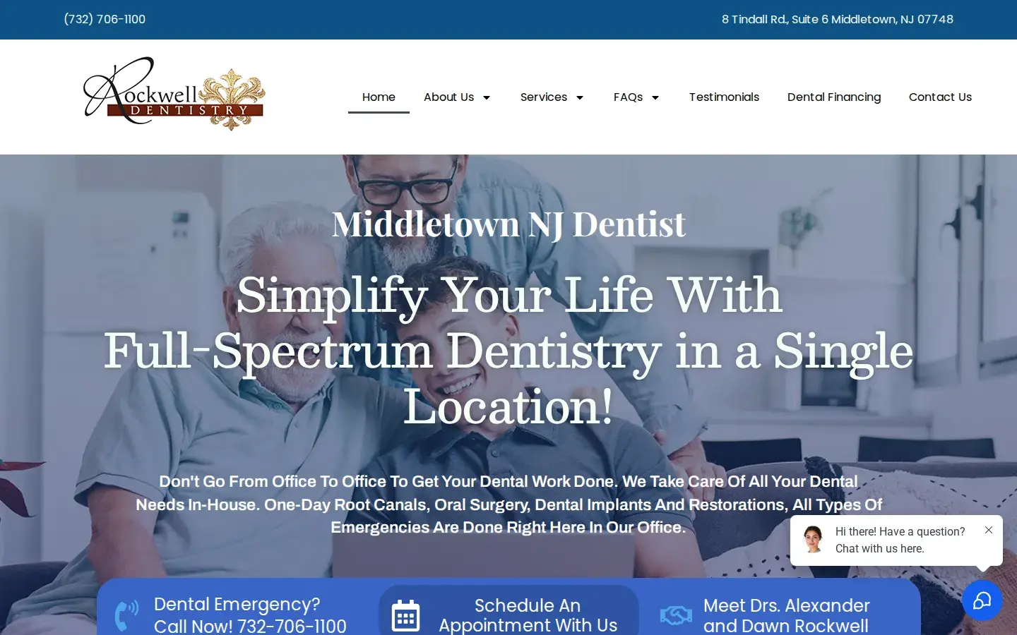 Homepage preview of Rockwell Dentistry