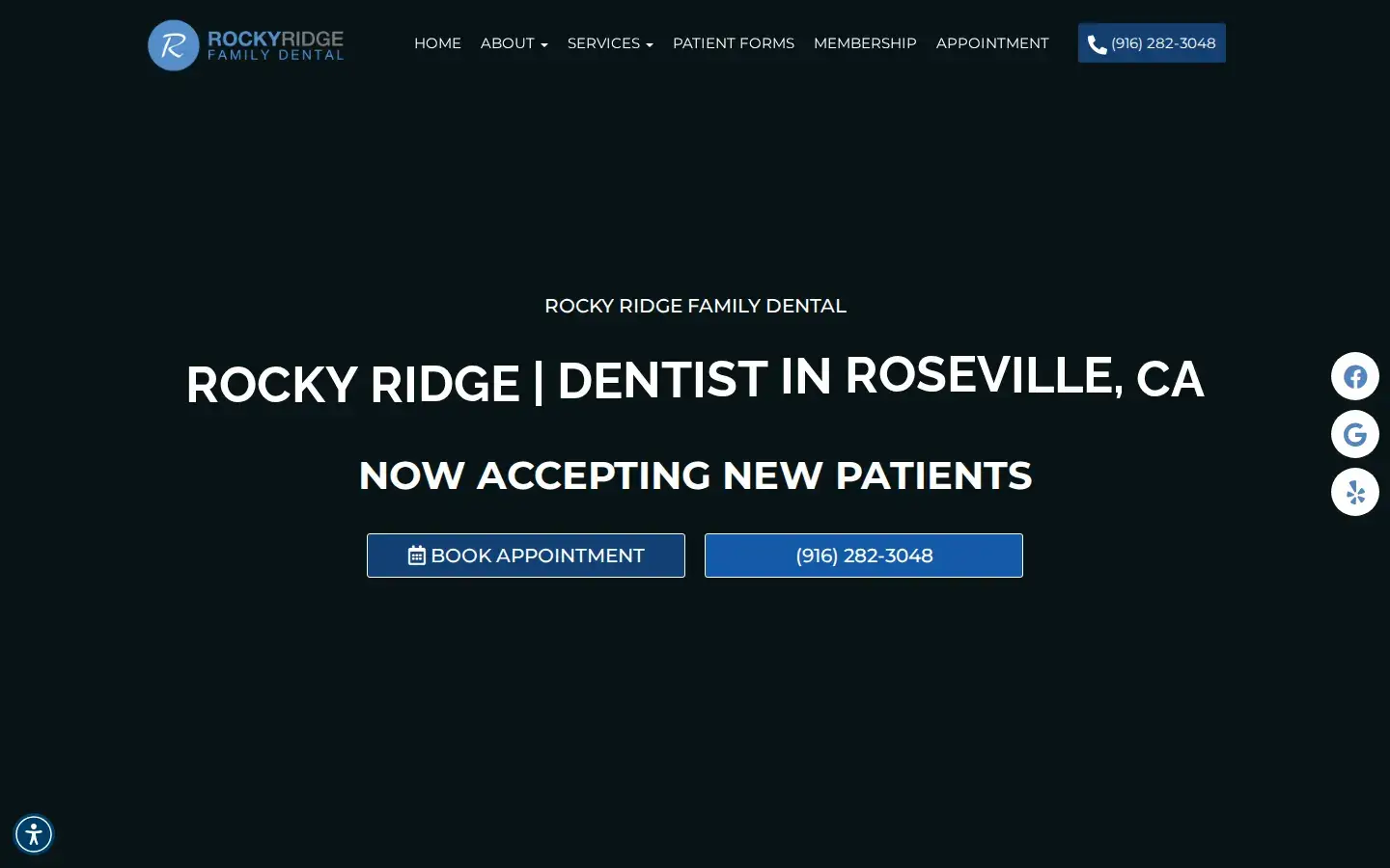 Homepage preview of Rocky Ridge Family Dental