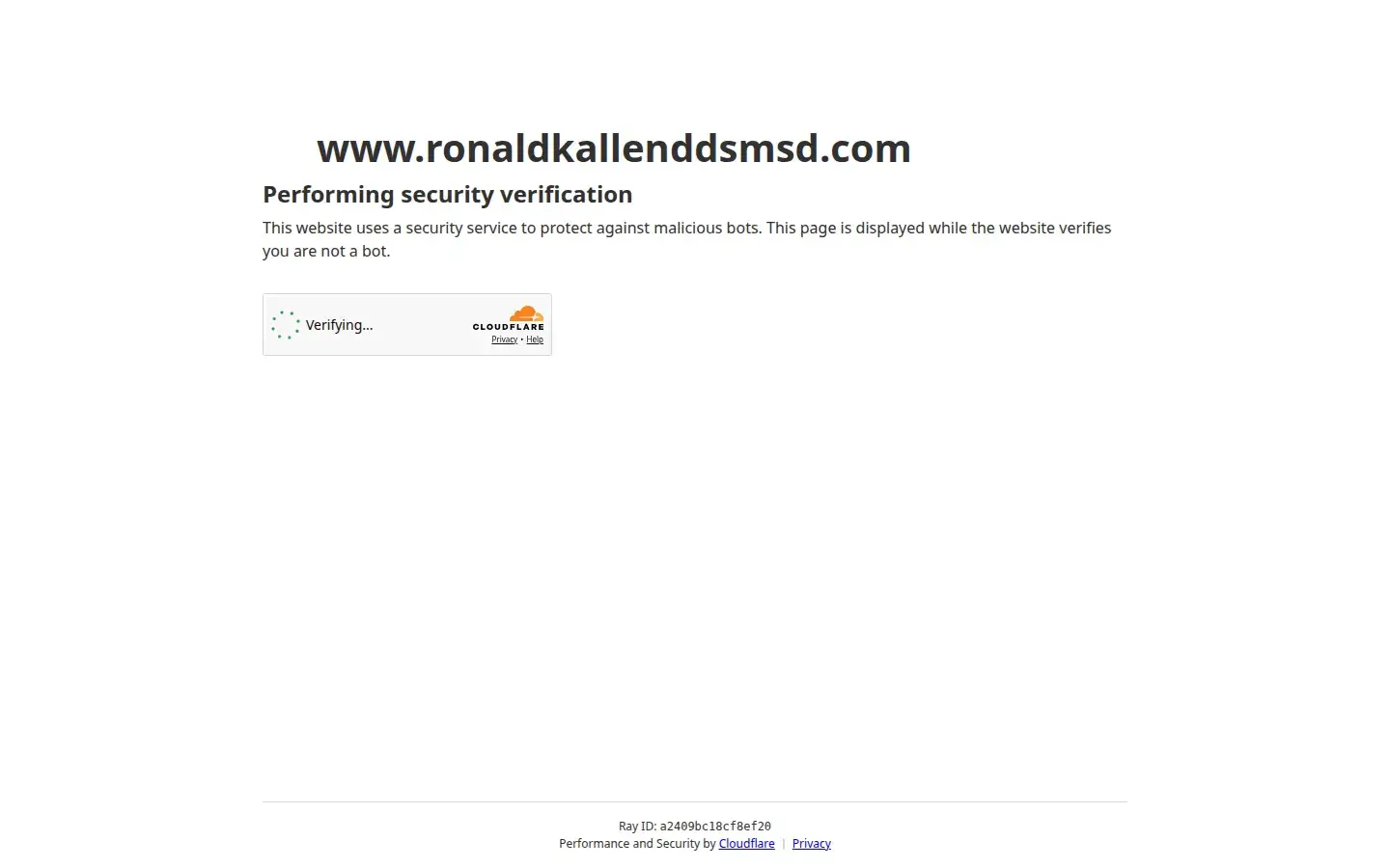 Homepage preview of Ronald K. Allen, DDS, MSD