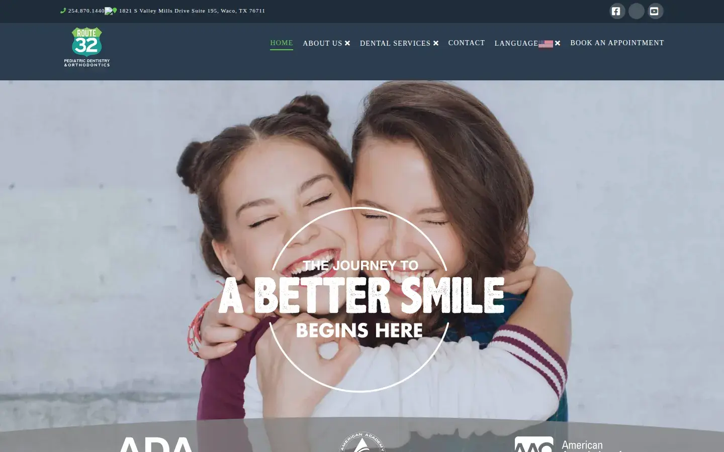 Homepage preview of Route 32 Pediatric Dentist
