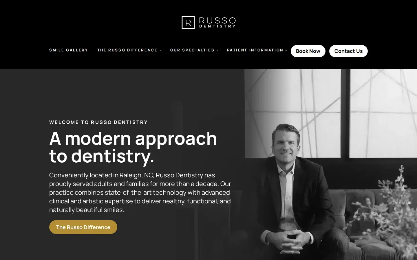 Homepage preview of Russo Dentistry
