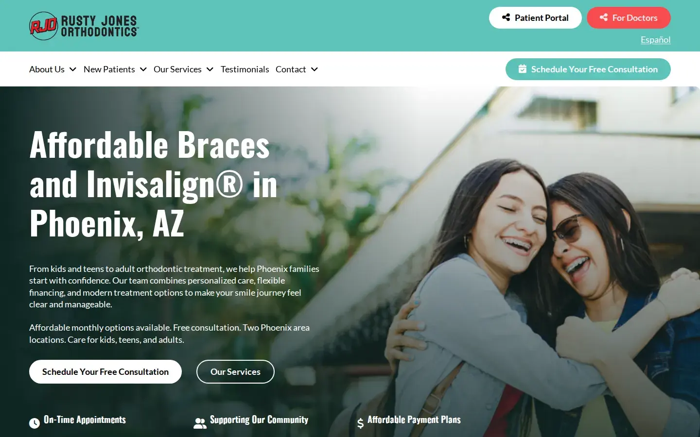 Homepage preview of Rusty Jones Ortho