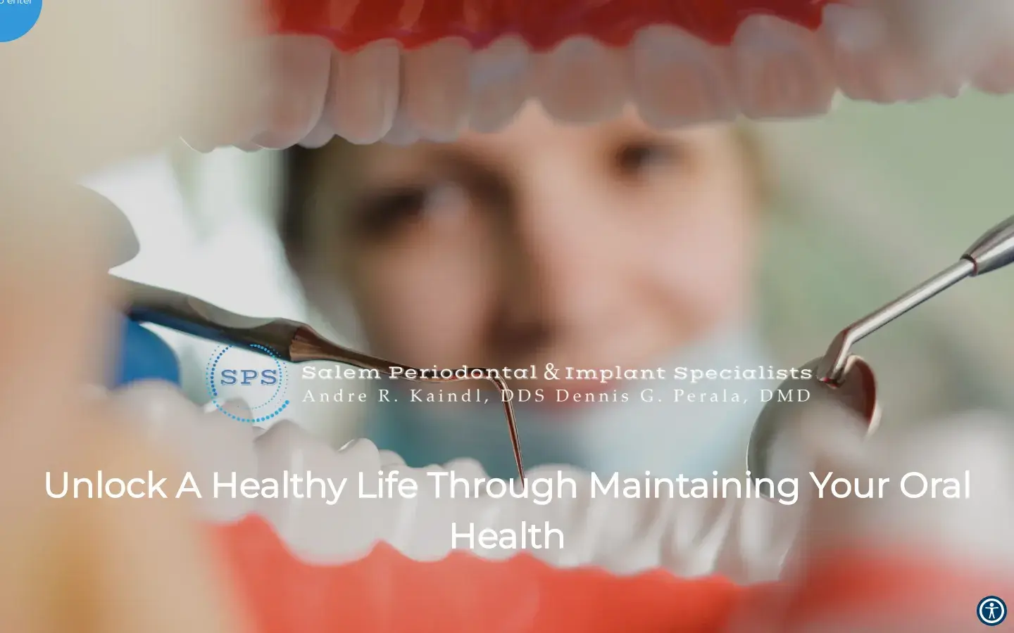 Homepage preview of Salem Periodontal Specialists