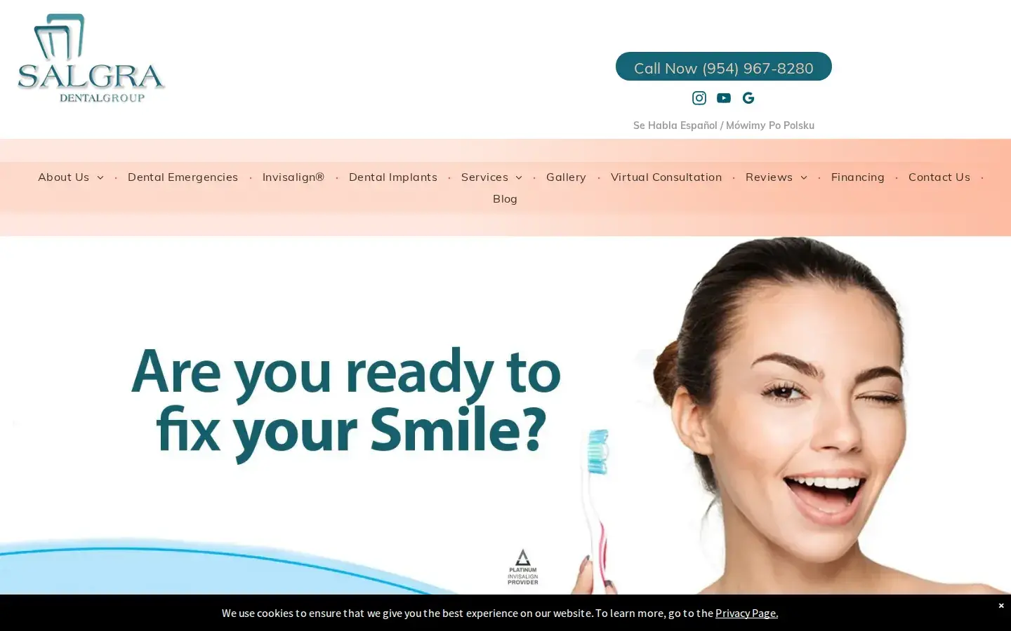 Homepage preview of Salgra Dental Group