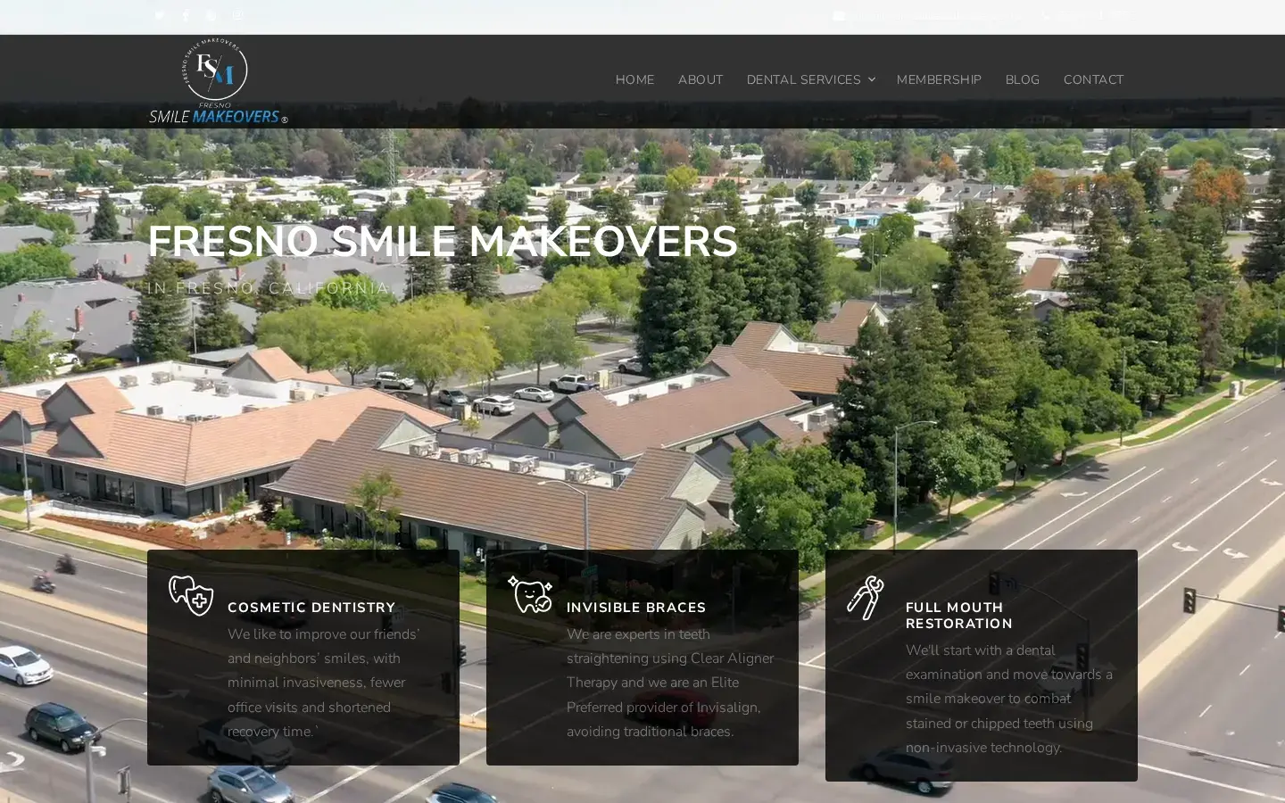 Homepage preview of Sam Namdarian - Fresno Smile Makeovers