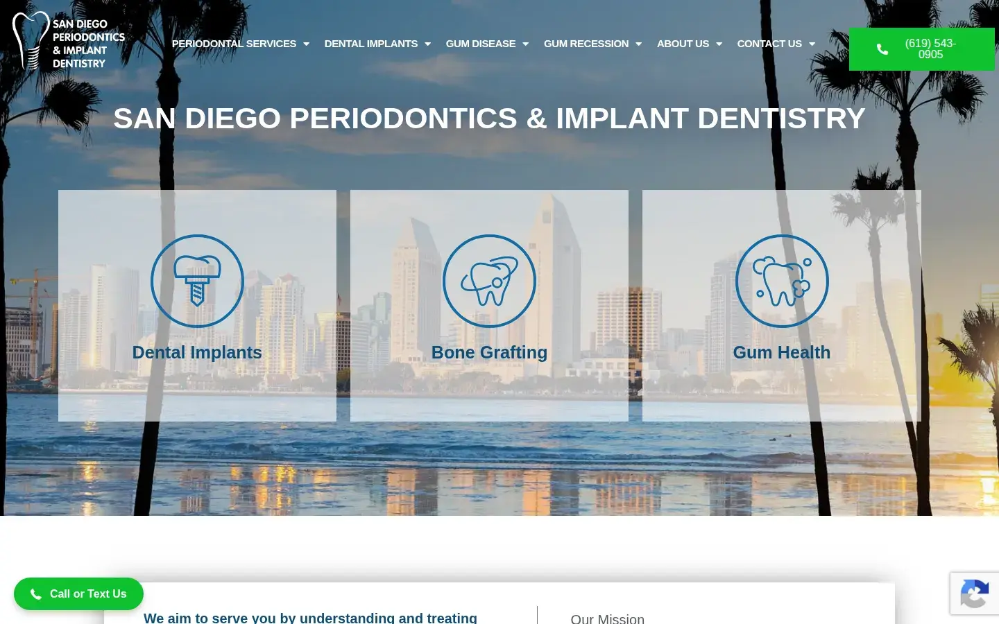 Homepage preview of San Diego Periodontics & Implant Dentistry