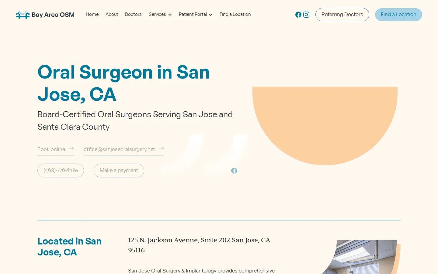 Homepage preview of San Jose Oral Surgery & Implantology