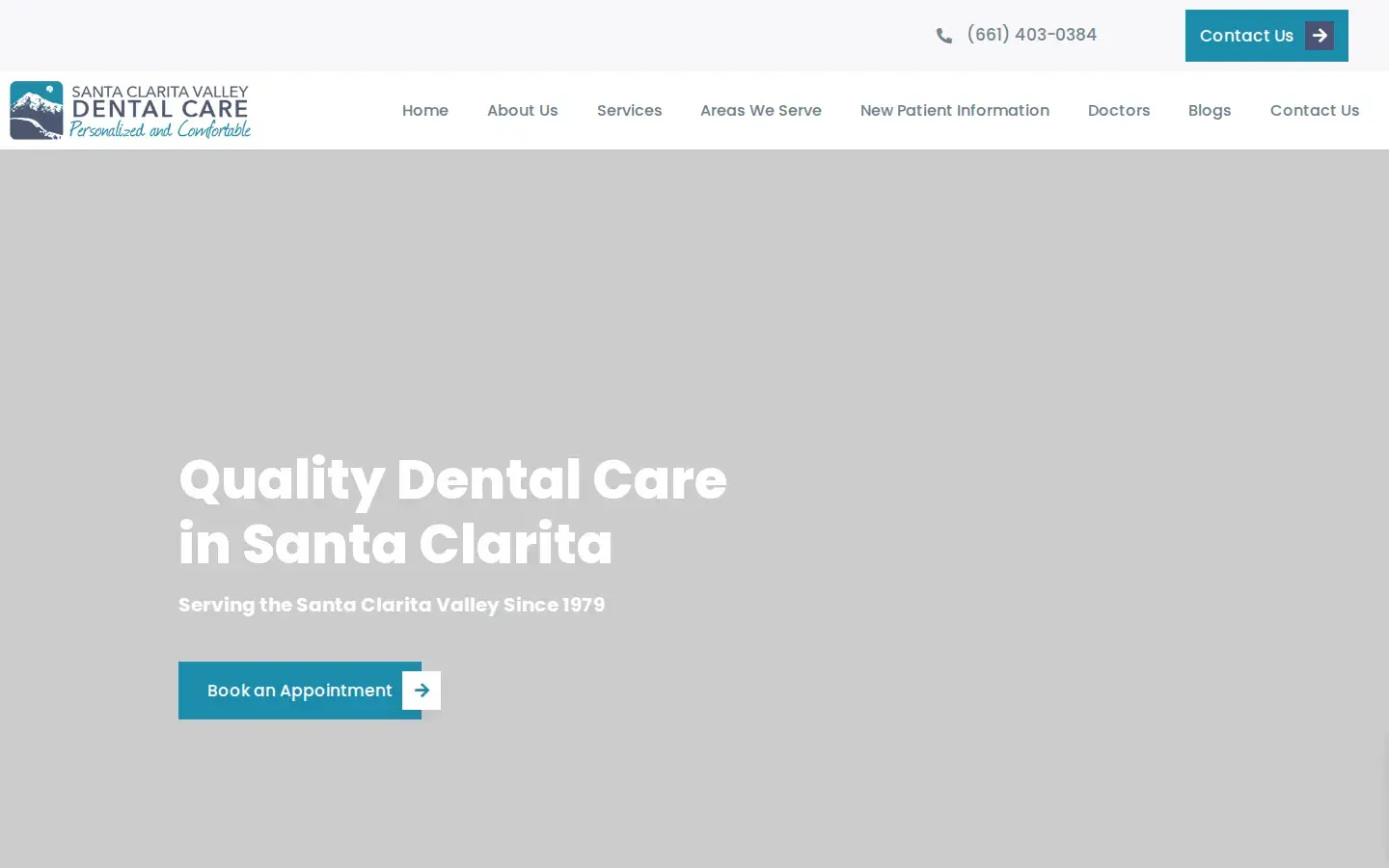 Homepage preview of Santa Clarita Valley Dental Care