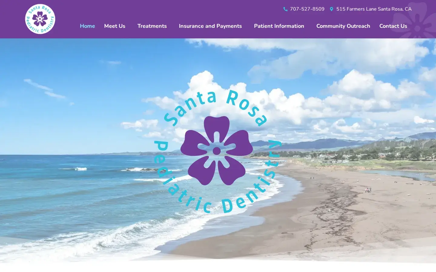 Homepage preview of Santa Rosa Pediatric Dentistry