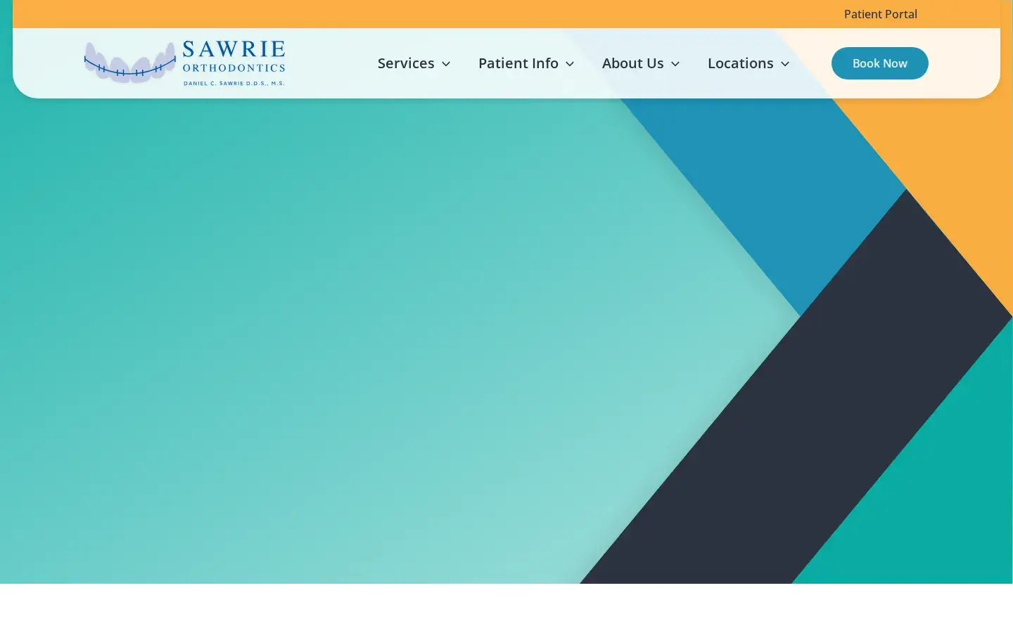 Homepage preview of Sawrie Orthodontics