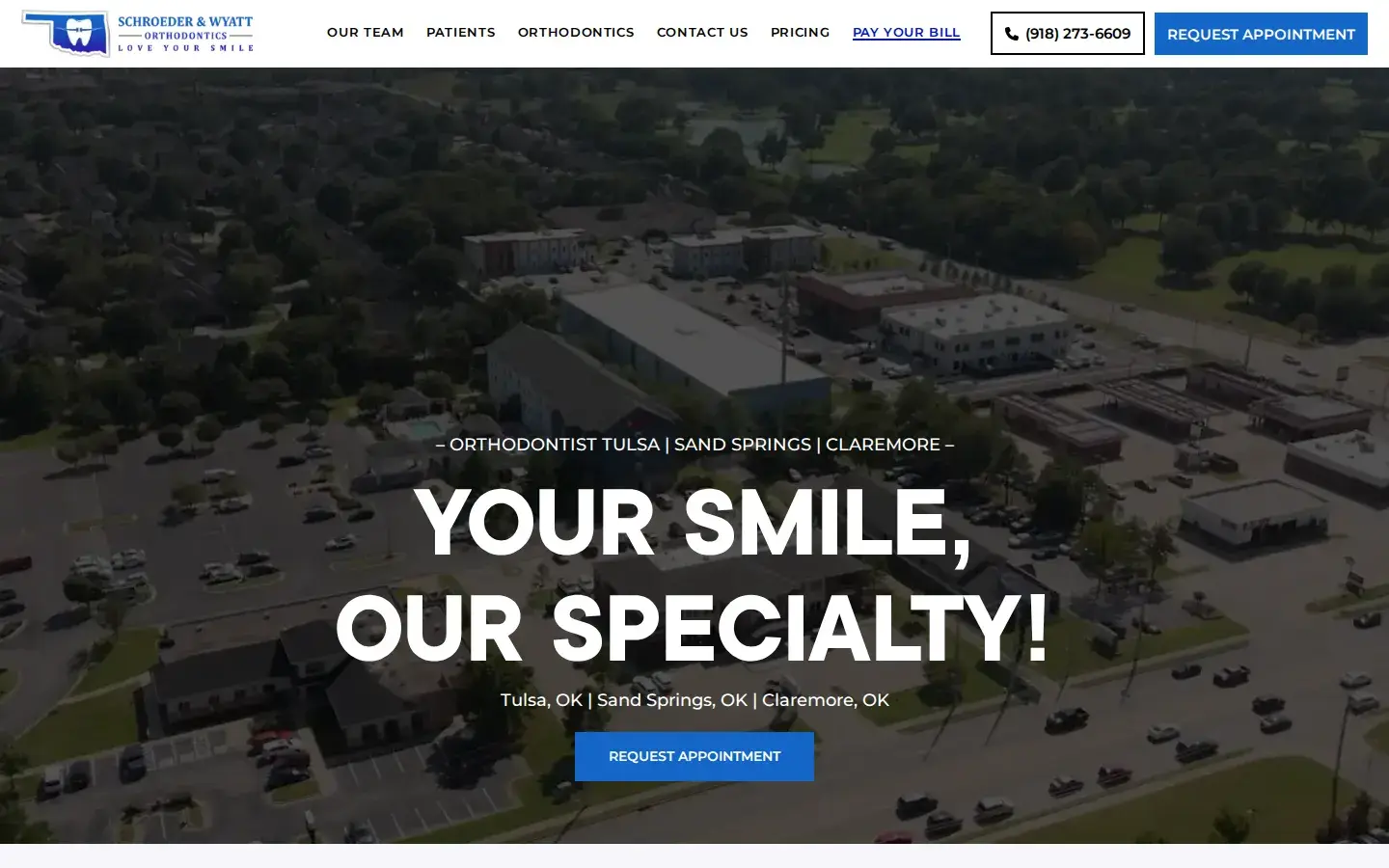 Homepage preview of Schroeder & Wyatt Orthodontics