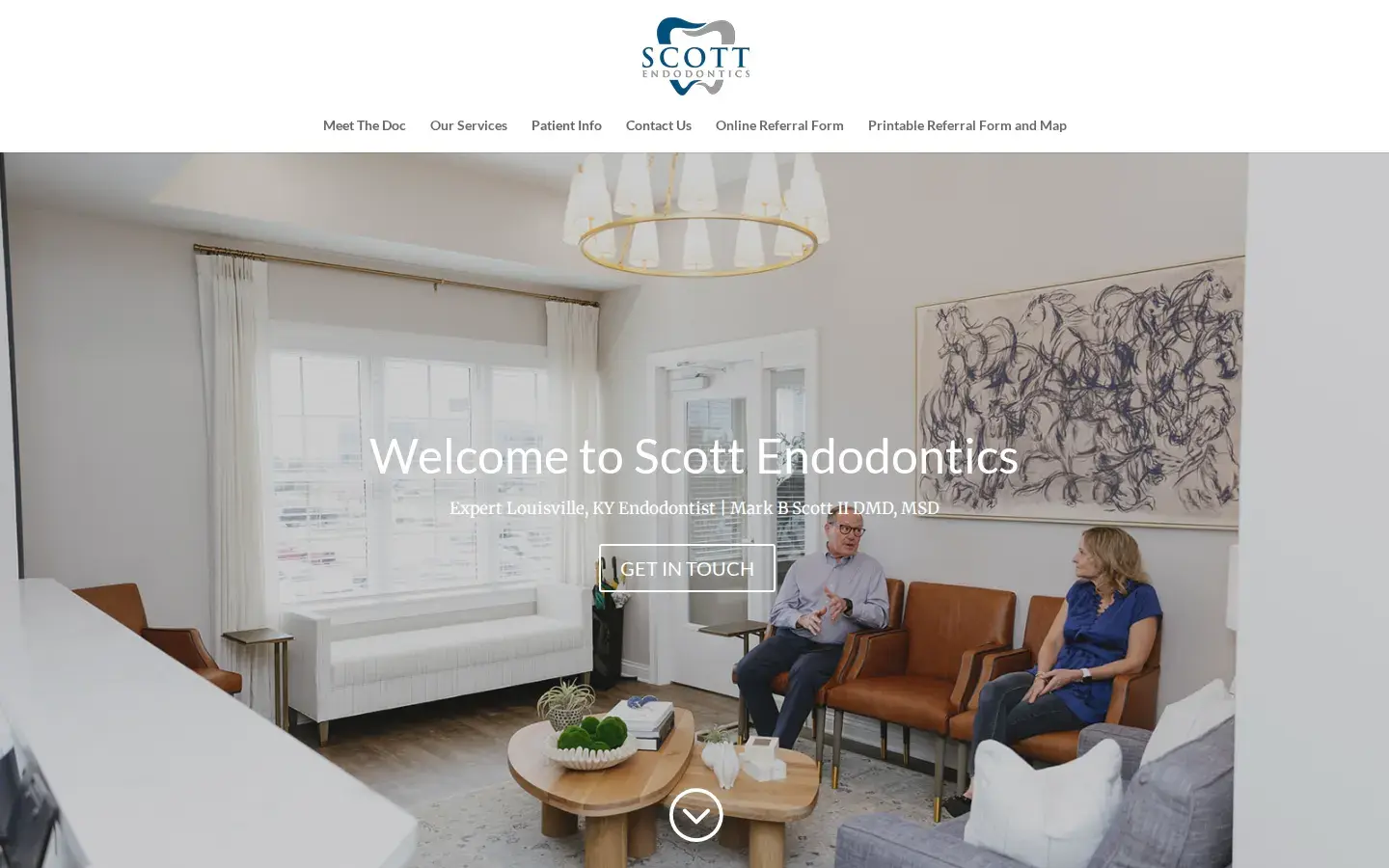 Homepage preview of Scott Endodontics