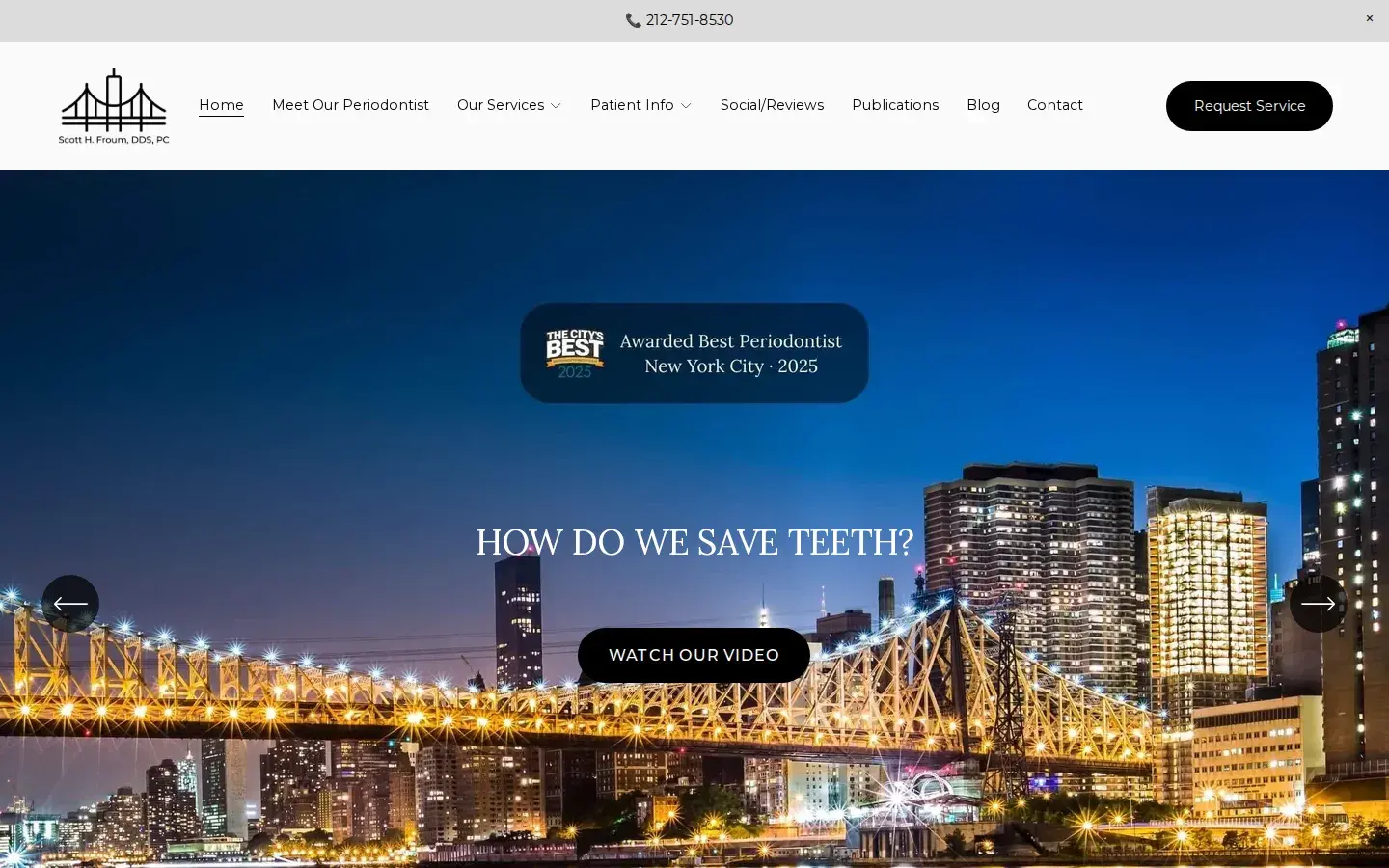 Homepage preview of Scott H. Froum, DDS