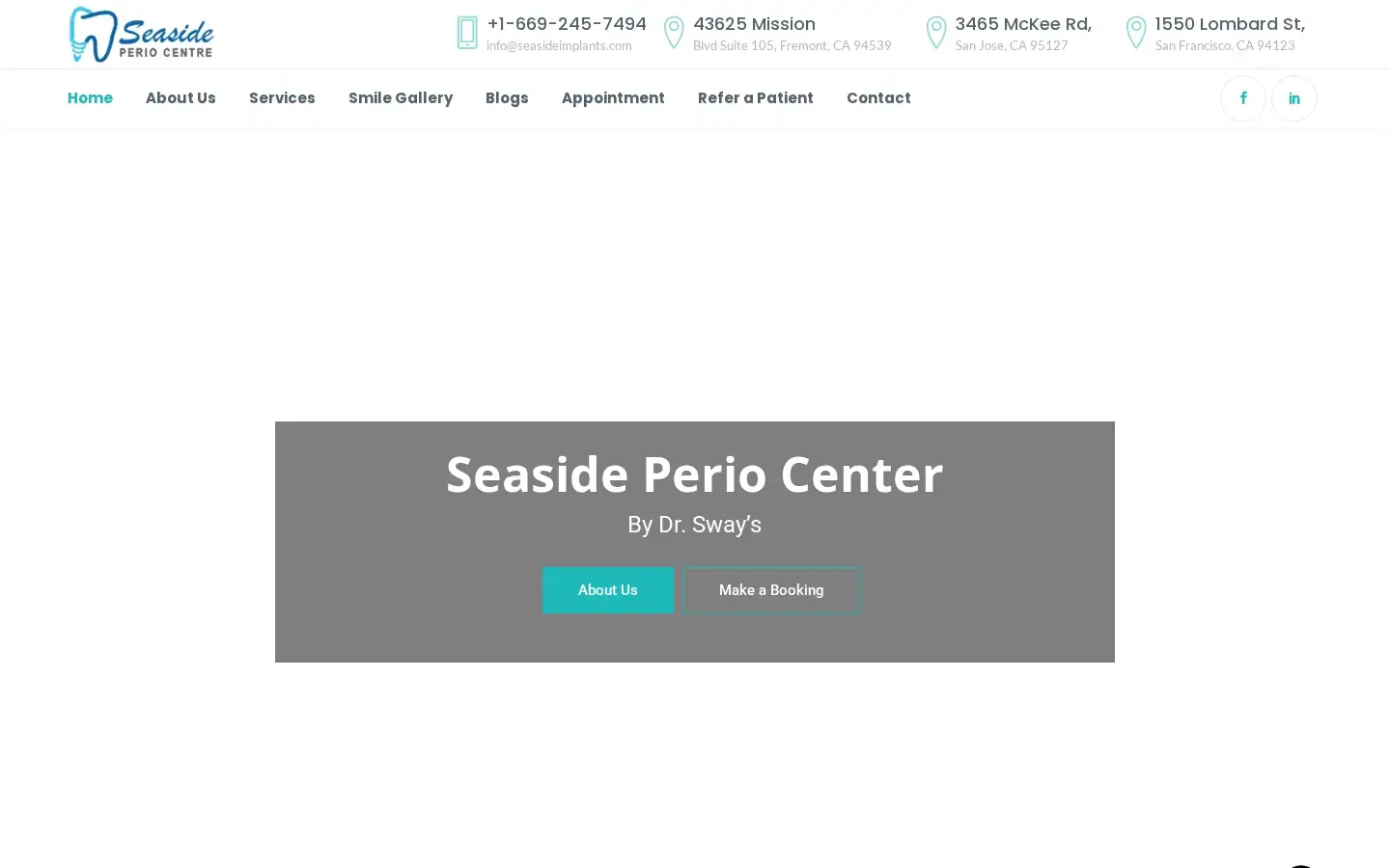 Homepage preview of Seaside Perio Centre