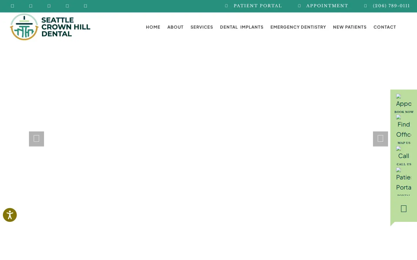 Homepage preview of Seattle Crown Hill Dental