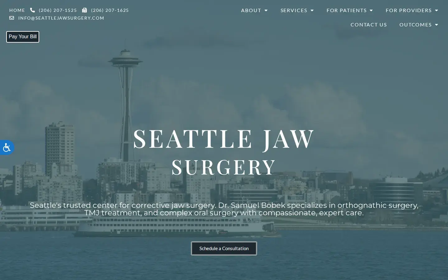 Homepage preview of Seattle Jaw Surgery