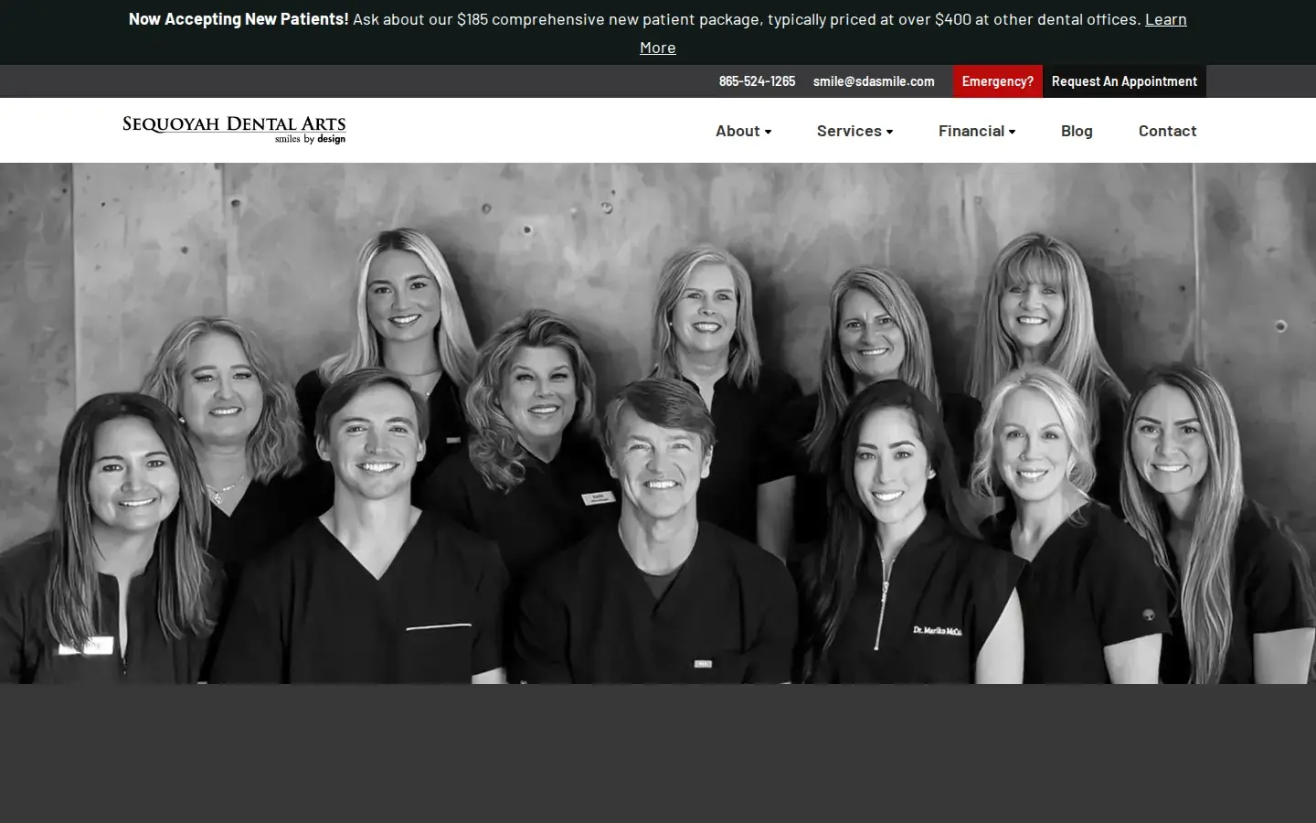 Homepage preview of Sequoyah Dental Arts