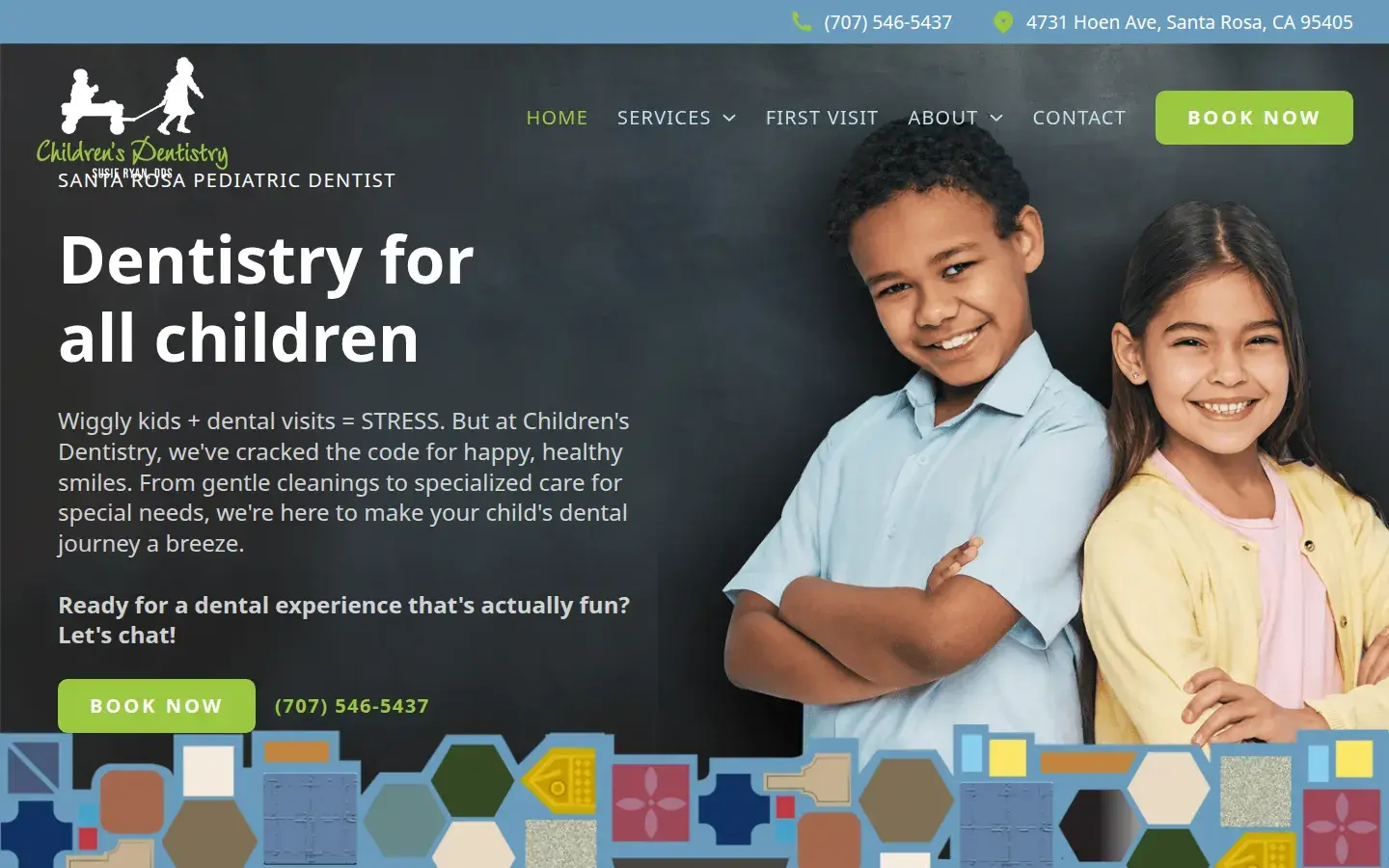 Homepage preview of Shana Berger Van Cleave, DDS