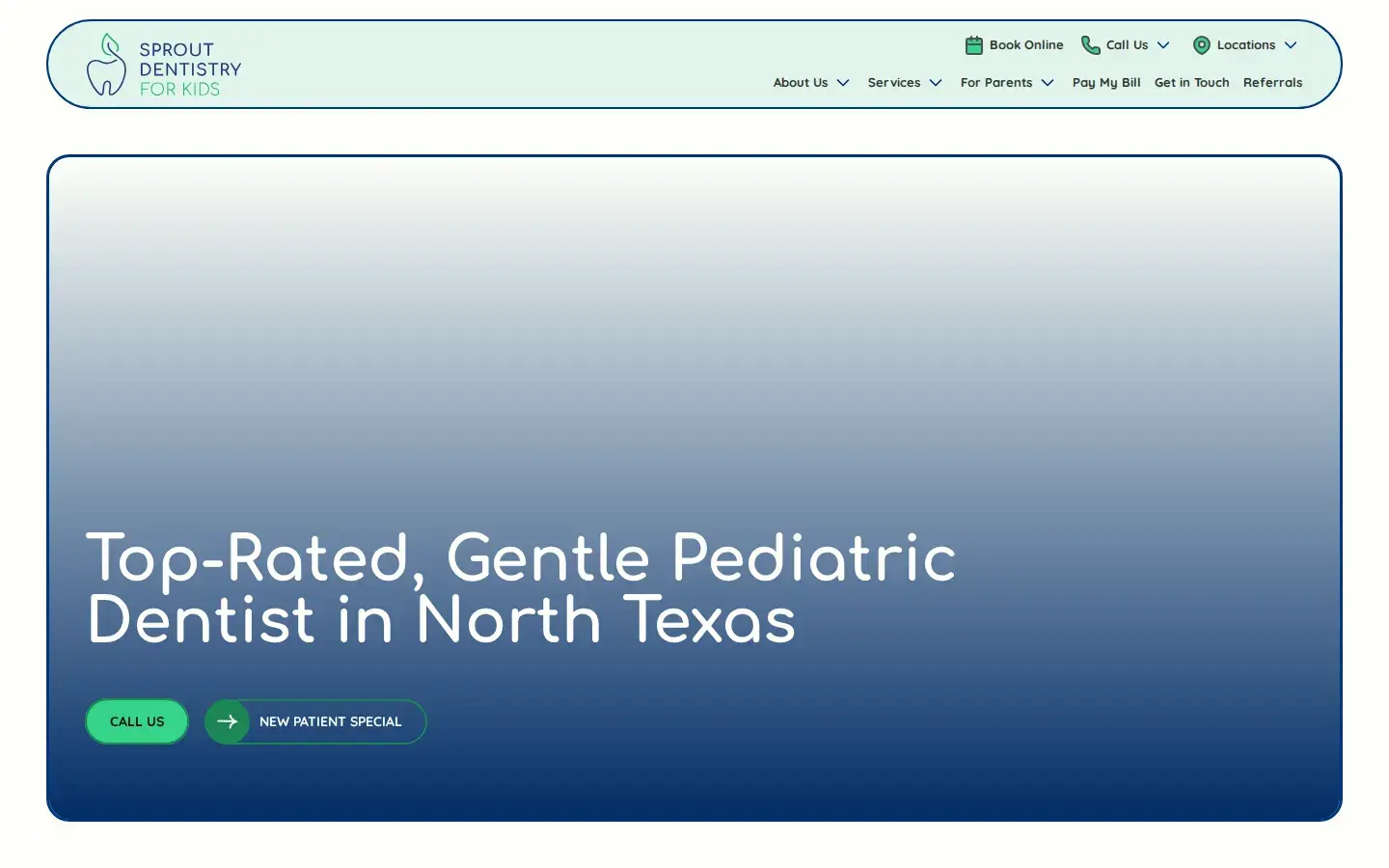 Homepage preview of Sheer Smiles Pediatric Dentist