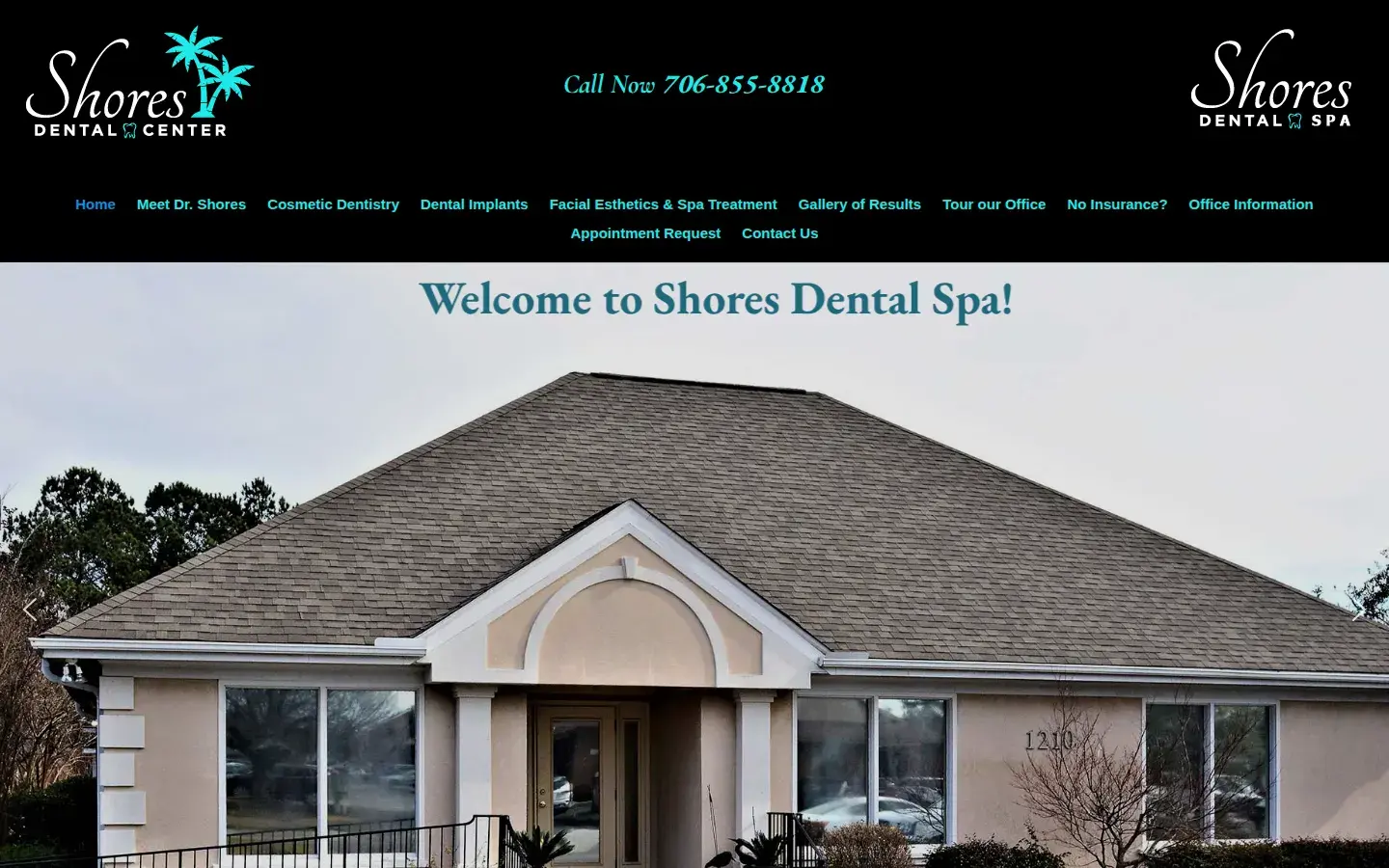 Homepage preview of Shores Dental Center